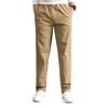 AIFARLD Mens Cargo Pants Elastic Waist Pants Sport Jogger Long Trousers for Hiking Fishing Running Workout Khaki view 2