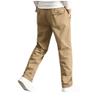 AIFARLD Mens Cargo Pants Elastic Waist Pants Sport Jogger Long Trousers for Hiking Fishing Running Workout Khaki view 3
