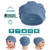 osvyo Cotton Chemo Turbans for Women Cancer Hairloss hat - Cotton Lightweight Headwear Sealed Packaging Dark Grey view 2