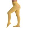 Zioccie 80 Denier Microfibre Tights for Women Soft Semi Opaque Solid Color High Waist Footed Pantyhose (Lemon Yellow, Plus Size) view 3