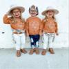 MoZiKQin Toddler Baby Halloween Outfit Girl Boy Crewneck Sweatshirt Long Sleeve Letter Pullover Sweater Cute Fall Clothes (Pumpkin Patch Brown,2-3T) view 2