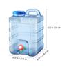Didiseaon 5 Gallon Water Jug Camping Water Container Jug Gallon Sports Bottle - Camping Storage Carrier Drink Beverage Dispenser for Outdoor Hiking Picnic 10L 5 view 2