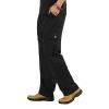WZIKAI Mens Cargo Pants Elastic Waist Joggers for Men Workout Sweatpants Casual Long Trousers Black S view 1