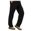 WZIKAI Mens Cargo Pants Elastic Waist Joggers for Men Workout Sweatpants Casual Long Trousers Black S view 2