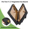 DSLEAF Cornhole Carrying Case Fits 4' x 2' Regulation Size & Cornhole Backpack Holds 16-24 Cornhole Bags view 3
