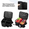 DSLEAF Cornhole Carrying Case Fits 4' x 2' Regulation Size & Cornhole Backpack Holds 16-24 Cornhole Bags view 4