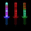 mushroomcase Pixel Diamond Toy Weapon Sword With LED Lights & Sound Set of 3 Pixel Weapon Action Figure Accessory view 3
