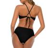 Bikini Sets Puerto Rico Flag Women's Swimwear Cute Bathing Suit Ruched High Cut Swimsuit SummerXL view 2