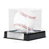 Baseball Display Case, Baseball Holder Case with Engraving Remember Your Special Baseball, UV Protected Acrylic Baseball Storage Box, Black Stand view 1