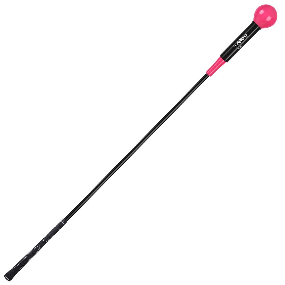 Golf Swing Trainer Aid 48"/40" Warm-Up Stick for Strength Flexibility Tempo Training Golf Practice Aid with Weighted Head Swing Corrector for Men Women