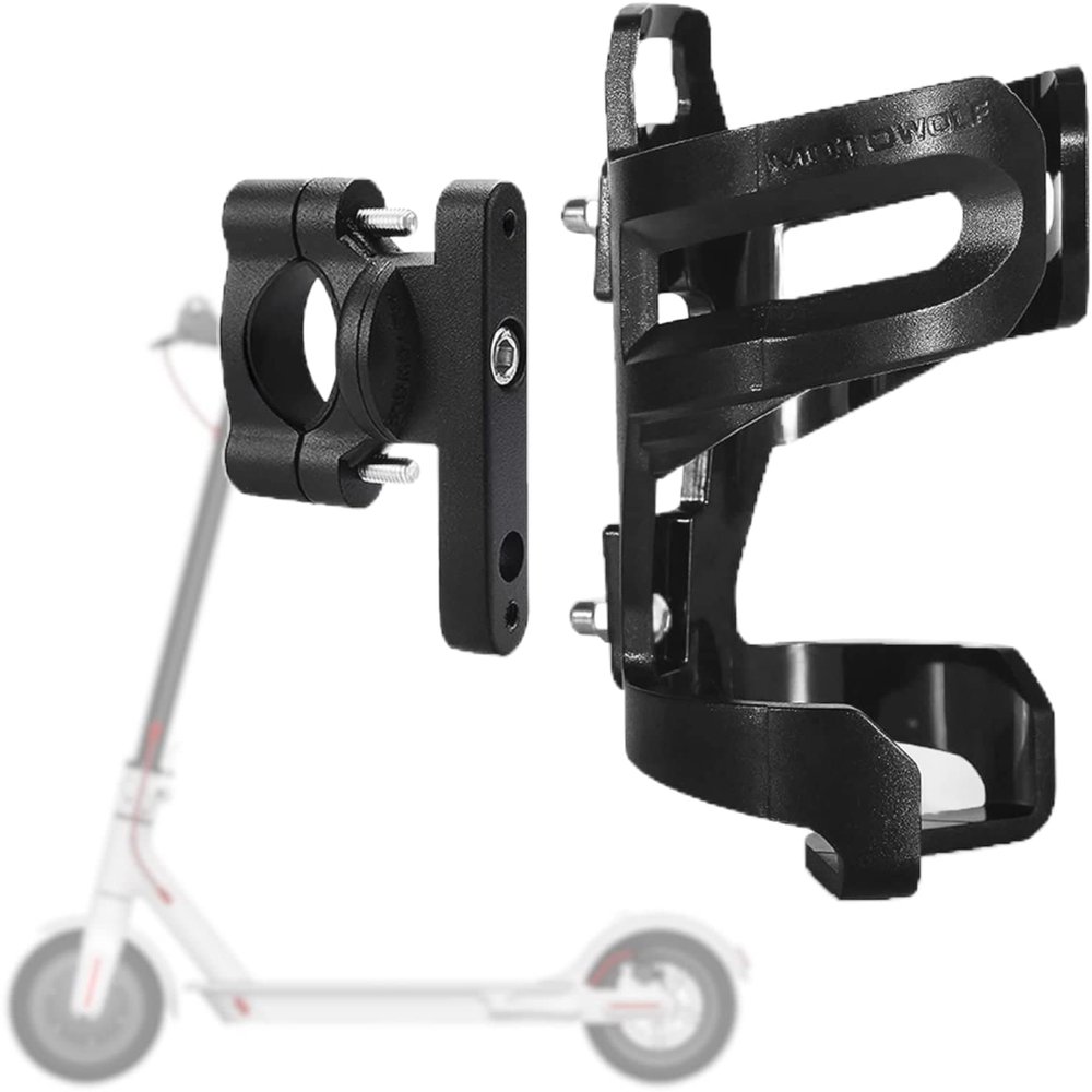 FelixStory Electronic Scooter Cup Holder Water Bottles Large Attachment Gadget for Bike Stroller Wheelchair Kids Adults