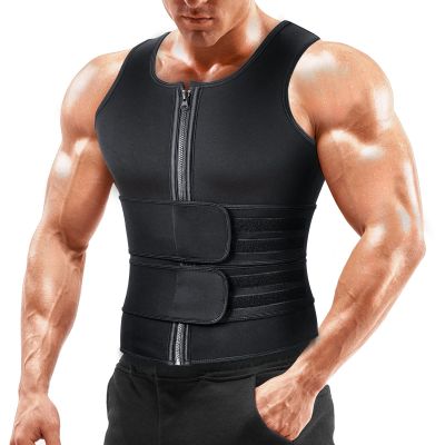 A+ Choice Sauna Vest Waist Trainer for Men - Mens Sauna Suit Large Sweat Belt Body Shaper for Gym Workout Exercise Faja Para Hombre Plus Size 4XL