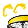 Bicycle Bike Rim Liner Strips Rim Tape 20Inch Bike Fat Tire PVC Inner Tube Protector Liner for Road Bike MTB Mountain Bike Tube, Puncture & Temperature Resistant, Waterproof 2PCS (Yellow20) view 3