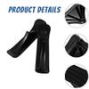 MOONASE 2pcs Snow Scooter Ski Skate Board Sled Conversion Kit Winter Cycling Ski Attachment for Kids Car Scooter Two-Wheel Sled Accessories Riding Tyre Replacement Parts, Black view 3