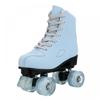 YYW Stylish Women Roller Skates, Cozy Sky Blue Premium Frosted Material Roller Skates, High-top Classic Double Row Indoor Outdoor Roller Skates for Beginner with Flash Wheels (US Women: 10) view 2