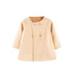 RUNQHUI Baby Girls Fall Winter Warm Outrewear Faux Fur Fleece Coat Jacket Button Down Trenchcoat Beige A 12-18 Months view 1