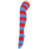 Zando Women's Crazy Long Socks, Anime Retro Knee High, Over Knee Thigh High, Novelty Tube, Extra Long Striped, Programming, Navy Red, One Size view 4
