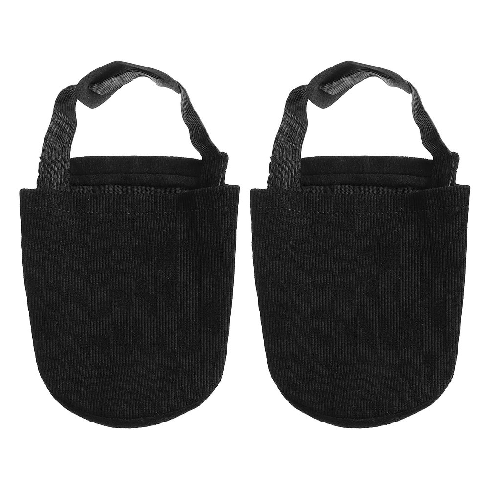LUOZZY Bowling Shoe Slider Bowling Shoe Covers Black Bowling Shoes Slider Bowling Accessories for Women and Men