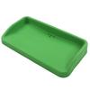 EVTSCAN Silicone Golf Ball Tray Storage Box with Drainage Holes, Waterproof Anti Skid Holder, Organizer for up to 100 Balls, Green view 1