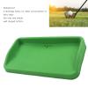 EVTSCAN Silicone Golf Ball Tray Storage Box with Drainage Holes, Waterproof Anti Skid Holder, Organizer for up to 100 Balls, Green view 3