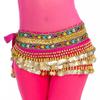 Belly Dance Hip Scarf for Women Coins Belly Dance Costume Skirt Wrap Belt Sequin Style Music Festival Clothing,A28 view 1