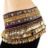 Belly Dance Hip Scarf for Women Coins Belly Dance Costume Skirt Wrap Belt Sequin Style Music Festival Clothing,A5 view 1
