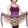 Belly Dance Hip Scarf for Women Coins Belly Dance Costume Skirt Wrap Belt Sequin Style Music Festival Clothing,A19 view 1