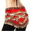 Belly Dance Hip Scarf for Women Coins Belly Dance Costume Skirt Wrap Belt Sequin Style Music Festival Clothing,A10 view 1