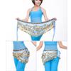 Belly Dance Hip Scarf for Women Coins Belly Dance Costume Skirt Wrap Belt Sequin Style Music Festival Clothing,A18 view 2