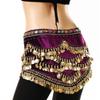 Belly Dance Hip Scarf for Women Coins Belly Dance Costume Skirt Wrap Belt Sequin Style Music Festival Clothing,A7 view 1