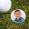 PicturesOnGold.com Personalized Golf Ball Marker - Custom Photo & Engraving Golf Ball Marker for Men & Women, Customizable Golf Ball Marker with Photo, Golf Gifts, 3/4 in x 3/4 in, Stainless Steel view 2