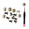 Maintenance Screws and Screwdriver for Minimalist Wallet Replacement Wallet Screws for Slim Wallet (Basic Silver) view 1
