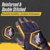 Stinger Sports Sting Squad Batting Gloves for Baseball & Softball (Youth XL, Black Gold) view 3