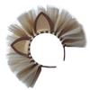 BESTOYARD 2pcs European and American Child Tail Brown view 3