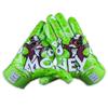 Battle Sports MM 2.0 Neon Green Wide Receiver Football Gloves, Ultra Stick Adult & Youth Gloves - Adult Large, Neon Green view 1