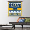Trends International NBA Golden State Warriors - Champions 22 Wall Poster, 22.375" x 34", Premium Print and Black Hanger Bundle view 2