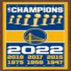 Trends International NBA Golden State Warriors - Champions 22 Wall Poster, 22.375" x 34", Mahogany Framed Version view 1