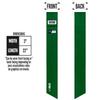 Nxtrnd Streamer Football Towel, Thin Sports Towel, Dries Hands & Football Accessories (Dark Green) view 2