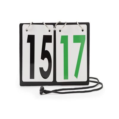Tandem Sport Score Keeper with Lanyard - Score Flipper for Volleyball, Basketball, Baseball & Football - Wearable Flip Scoreboard