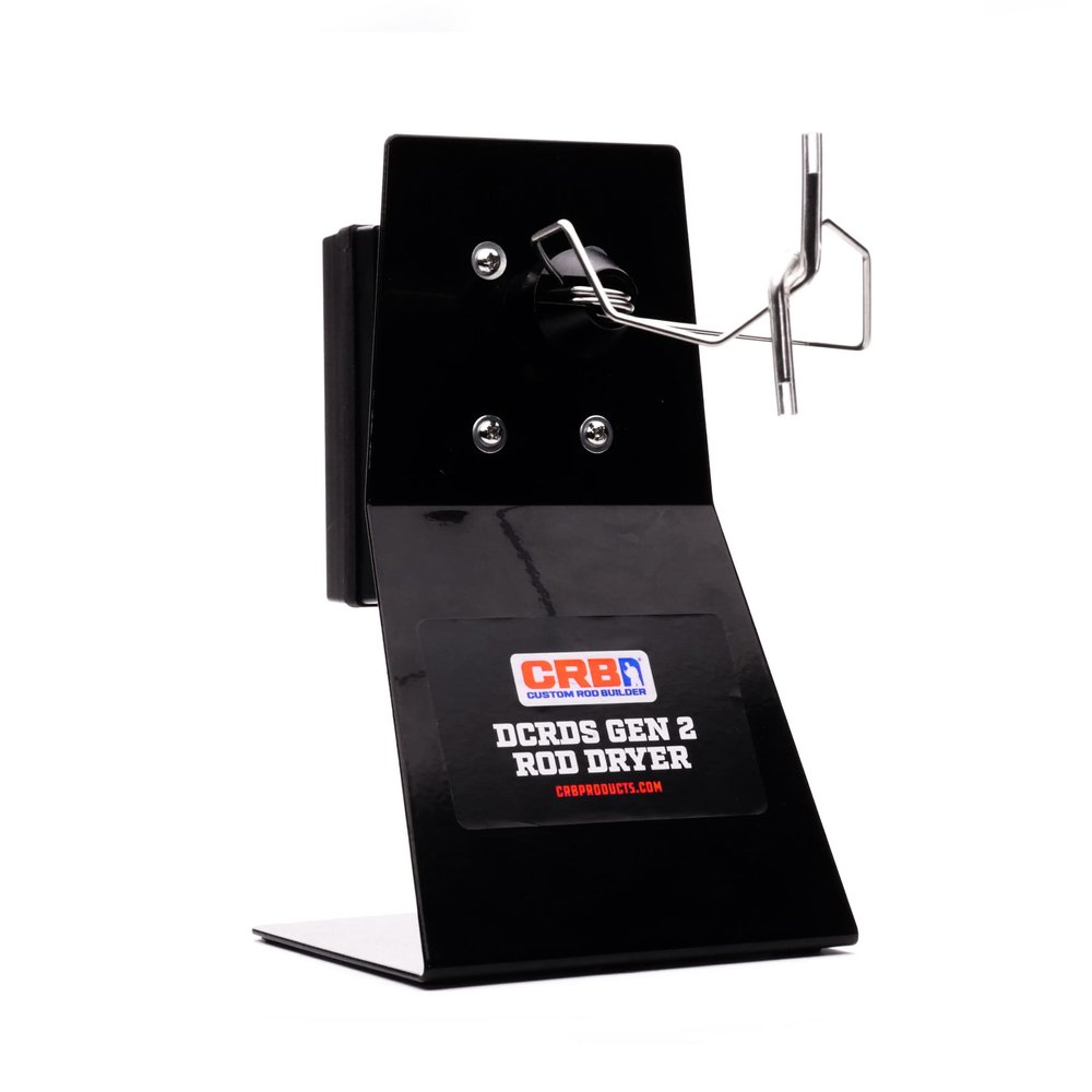 CRB Gen 2 Variable Speed Rod Dryer - 15-45 RPM Adjustable 24V DC Motor with Wire Chuck & Stand - Ideal for Smooth Epoxy Finishes in Rod Building