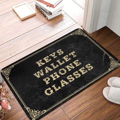 Large Welcome Mats for Front Door Keys Wallet Phone Glasses Rug Shoe Mats for Entryway Indoor Patio Decor ( Size : 40X60CM )