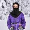 Oldelf Ski Mask Fleece Mask Warm Balaclava Stay Warm and Comfortable Face Mask for Men Women Breathable Sports Mask- Black view 4