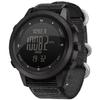 HOOSHU Tactical Sports Watches for Men Digital Outdoor Survival Military Compass Rock Solid Digital Watches with Durable Band Steps Tracker Pedometer Calories (46Black) view 1