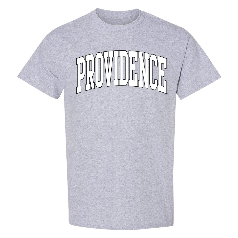 UGP Campus Apparel AS1364 - Providence Friars Mega Arch T Shirt - Medium - Sport Grey