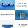 CZGBRO 3.3FT Air Spot Gymnastics Mat, 8" Thick Air Mat Tumble Track Gymnastic Equipment Inflatable Tumbler Backbend Trainer with Electric Pump for Yoga Cheerleading Home & Water Use(Blue) view 4
