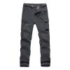 Anyanmoutn Men's Waterproof Windproof Softshell Fleece Warm Hiking Pants Outdoor Snow Ski Pants Winter view 1