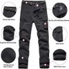 Anyanmoutn Men's Waterproof Windproof Softshell Fleece Warm Hiking Pants Outdoor Snow Ski Pants Winter view 3