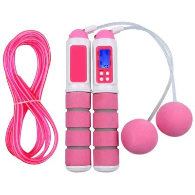 FRAHS Jump Rope,Tangle-Free Ball Bearing Speed Rope Cable Skipping Rope,Adjustable Jumping Rope Workout with Non-Slip Handle for Fitness, Home Exercise & Slim Body