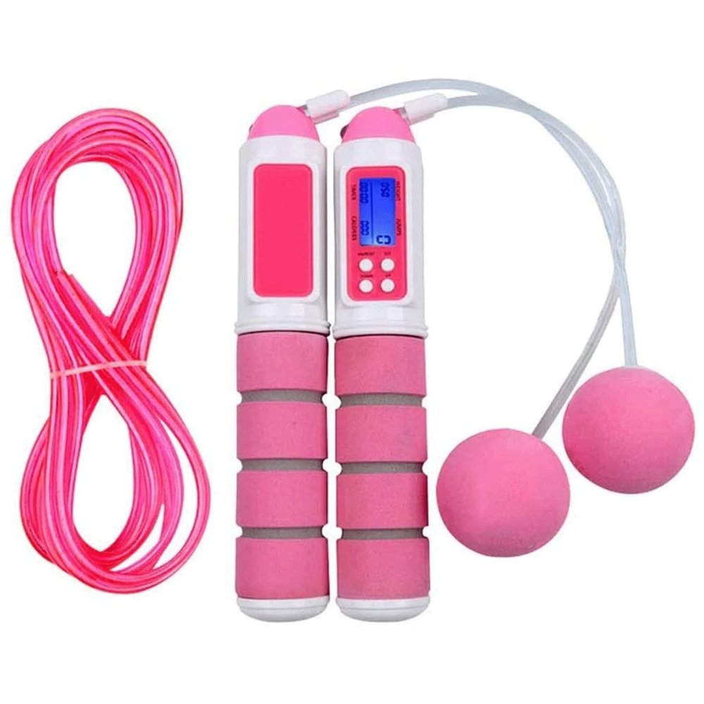 FRAHS Jump Rope,Tangle-Free Ball Bearing Speed Rope Cable Skipping Rope,Adjustable Jumping Rope Workout with Non-Slip Handle for Fitness, Home Exercise & Slim Body