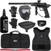 Action Village Azodin KDIII Level 1 Protector Paintball Gun Package Kit (Large/X-Large, Polished Black/Polished Black)